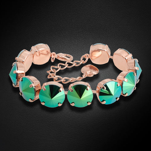 Aproce "Vorteks (Scarabaeus Green)" ar Swarovski™ kristāliem